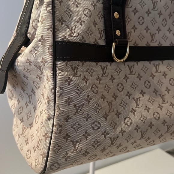 Louis Vuitton Light Tan Brown LV Josephine MG Canvas Handbag - Picture 3 of 17